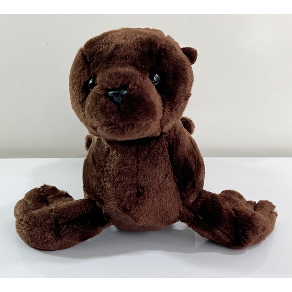 Aurora DESTINATION NATION BROWN SEAL SEA LION Stuffed Animal PLUSH SOFT TOY Cute